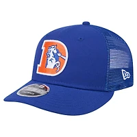 Men's New Era  Royal Denver Broncos Low Profile 9FIFTY Snapback Hat
