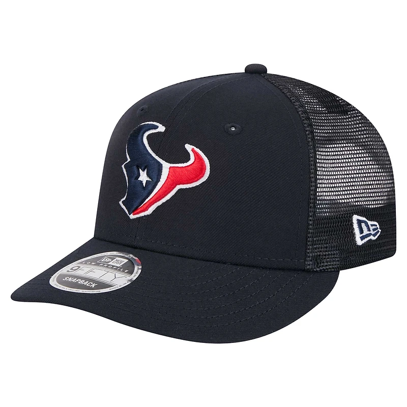 Men's New Era  Navy Houston Texans Low Profile 9FIFTY Snapback Hat