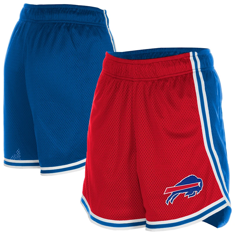 Women's New Era Red/Royal Buffalo Bills Sport Classics Mesh Shorts