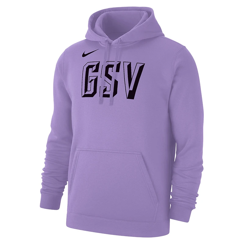 Unisex Nike Violet Golden State Valkyries Secondary Logo Club Fleece Pullover Hoodie