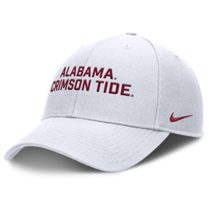 Men's Nike  White Alabama Crimson Tide Rise Practice Adjustable Hat
