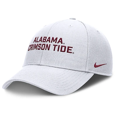 Men's Nike  White Alabama Crimson Tide Rise Practice Adjustable Hat
