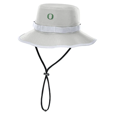 Men's Nike Gray Oregon Ducks 2025 Sideline Apex Boonie Performance Bucket Hat