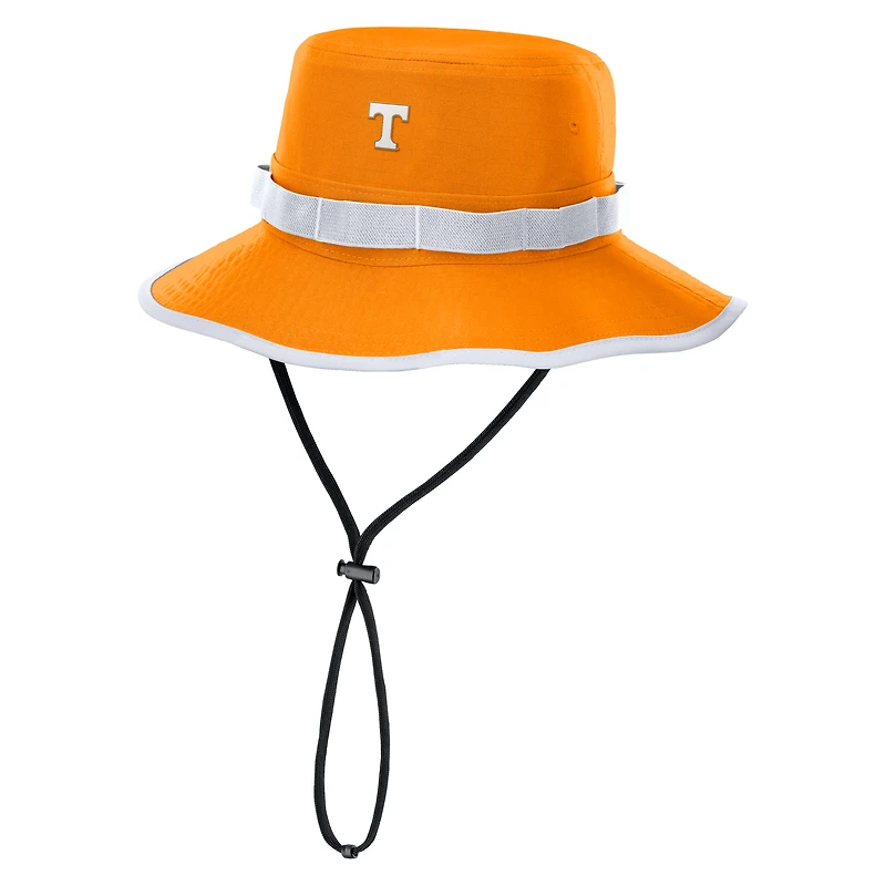 Men's Nike Tennessee Tennessee Volunteers 2025 Sideline Apex Boonie Performance Bucket Hat