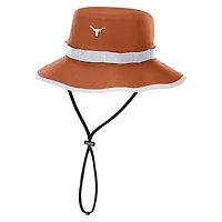Men's Nike Burnt Orange Texas Longhorns 2025 Sideline Apex Boonie Performance Bucket Hat