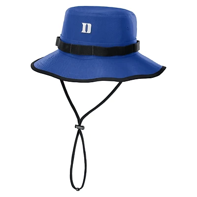Men's Nike Royal Duke Blue Devils 2025 Sideline Apex Boonie Performance Bucket Hat