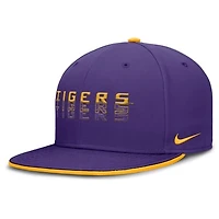 Men's Nike  Purple LSU Tigers True Primetime Performance Fitted Hat
