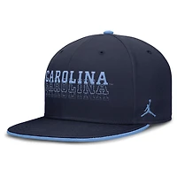Men's Jordan Brand  Navy North Carolina Tar Heels True Primetime Performance Fitted Hat