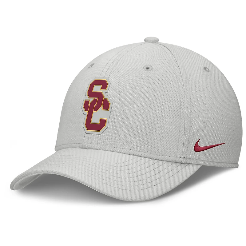 Men's Nike  Gray USC Trojans Rise Practice Performance Flex Hat