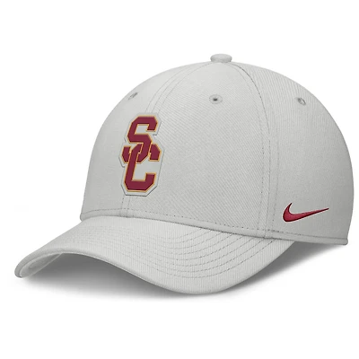 Men's Nike  Gray USC Trojans Rise Practice Performance Flex Hat