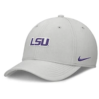 Men's Nike  Gray LSU Tigers Rise Practice Performance Flex Hat