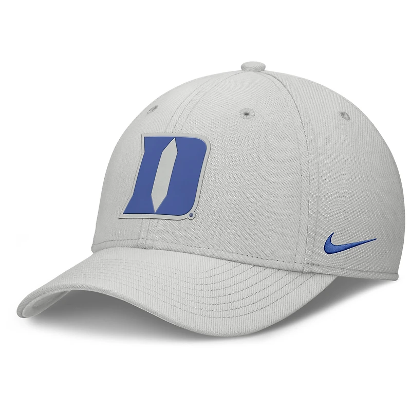 Men's Nike  Gray Duke Blue Devils Rise Practice Performance Flex Hat