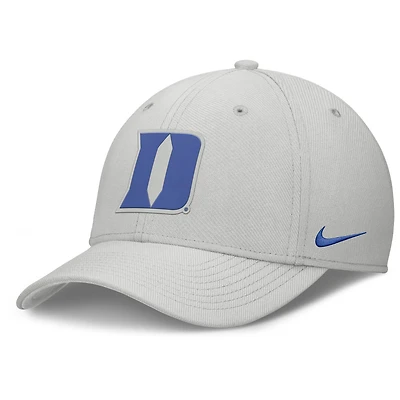 Men's Nike  Gray Duke Blue Devils Rise Practice Performance Flex Hat