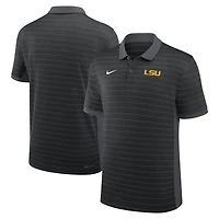 Men's Nike LSU Tigers 2025 Early Season Coaches Sideline Victory Stripe Dri-FIT Polo