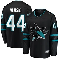 Men's Fanatics Marc-Edouard Vlasic Black San Jose Sharks Breakaway Jersey