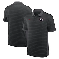 Men's Nike Black Georgia Bulldogs 2025 Early Season Coaches Sideline Victory Stripe Dri-FIT Polo