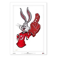 Bugs Bunny New Jersey Devils 14" x 20" Looney Tunes Limited Edition Fine Art Print