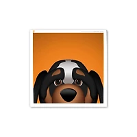 Smokey Tennessee Volunteers 12'' x 12'' Minimalist Mascot Poster Print