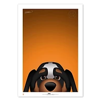 Smokey Tennessee Volunteers 14'' x 20'' Mascot Art Poster