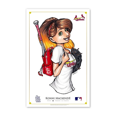 St. Louis Cardinals 11" x 17" Ballpark Princess Poster Print