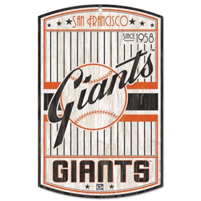 WinCraft San Francisco Giants 11'' x 17'' Wood Sign