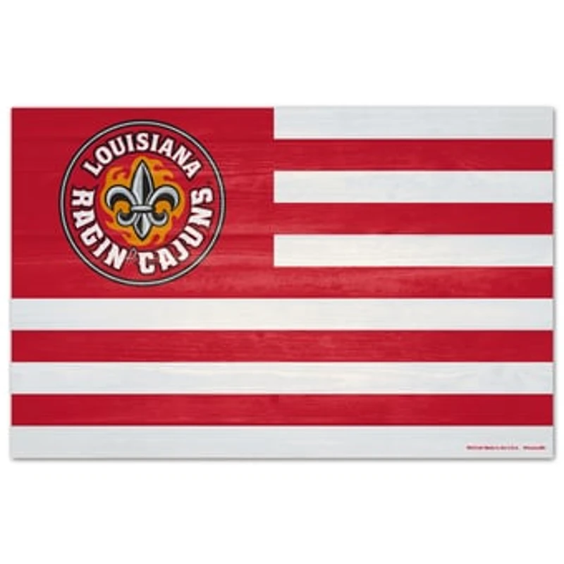 WinCraft Louisiana Ragin' Cajuns 11'' x 17'' Wood Sign