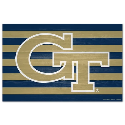 WinCraft Georgia Tech Yellow Jackets 11'' x 17'' Wood Sign
