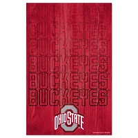 WinCraft Ohio State Buckeyes 11'' x 17'' Wood Sign