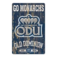 WinCraft Old Dominion Monarchs 11'' x 17'' Wood Sign
