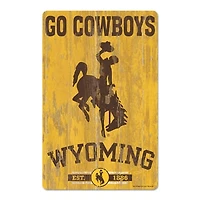 WinCraft Wyoming Cowboys 11'' x 17'' Wood Sign