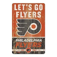 WinCraft Philadelphia Flyers 11'' x 17'' Wood Sign