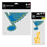 WinCraft St. Louis Blues Three-Pack Perfect Cut Decals