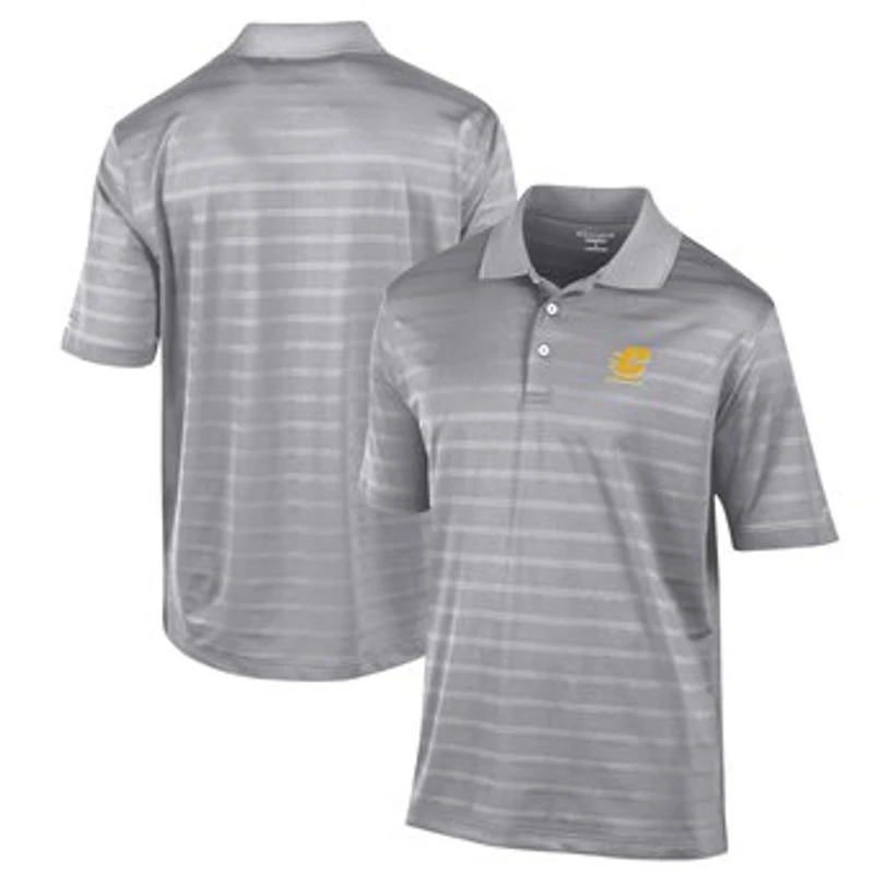 Men's Champion Gray Central Michigan Chippewas Textured Solid Polo