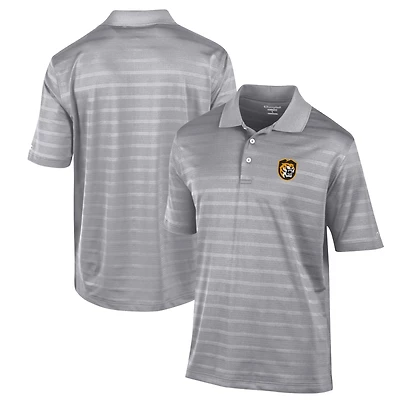 Men's Champion Gray Colorado College Tigers Textured Solid Polo