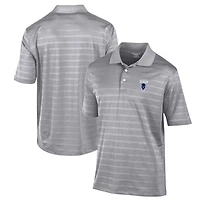 Men's Champion Gray Howard Bison Textured Solid Polo