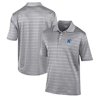 Men's Champion Gray Memphis Tigers Textured Solid Polo