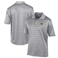 Men's Champion Gray NDSU Bison Textured Solid Polo