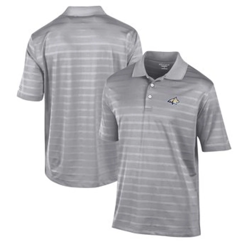 Men's Champion Gray Montana State Bobcats Textured Solid Polo