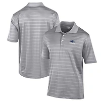 Men's Champion Gray Longwood Lancers Textured Solid Polo
