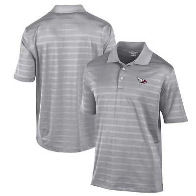 Men's Champion Gray North Carolina Central Eagles Textured Solid Polo
