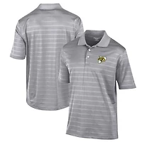 Men's Champion Gray Pace University Setters Textured Solid Polo