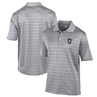 Men's Champion Gray Phillips Exeter Academy Big Red Textured Solid Polo