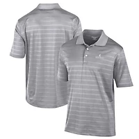 Men's Champion Gray Santa Clara Broncos Textured Solid Polo