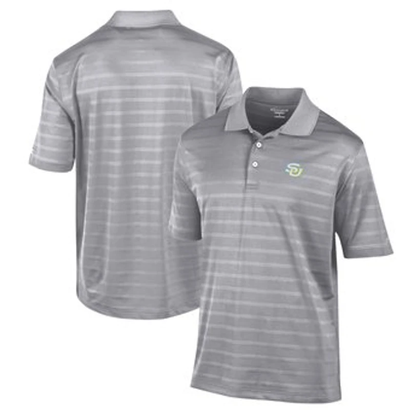 Men's Champion Gray Southern University Jaguars Textured Solid Polo