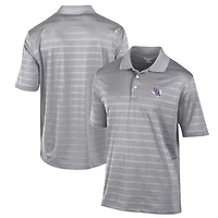 Men's Champion Gray Stephen F Austin Lumberjacks Textured Solid Polo