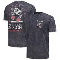 Men's New Era Black USMNT Old School Sport Mineral Wash T-Shirt