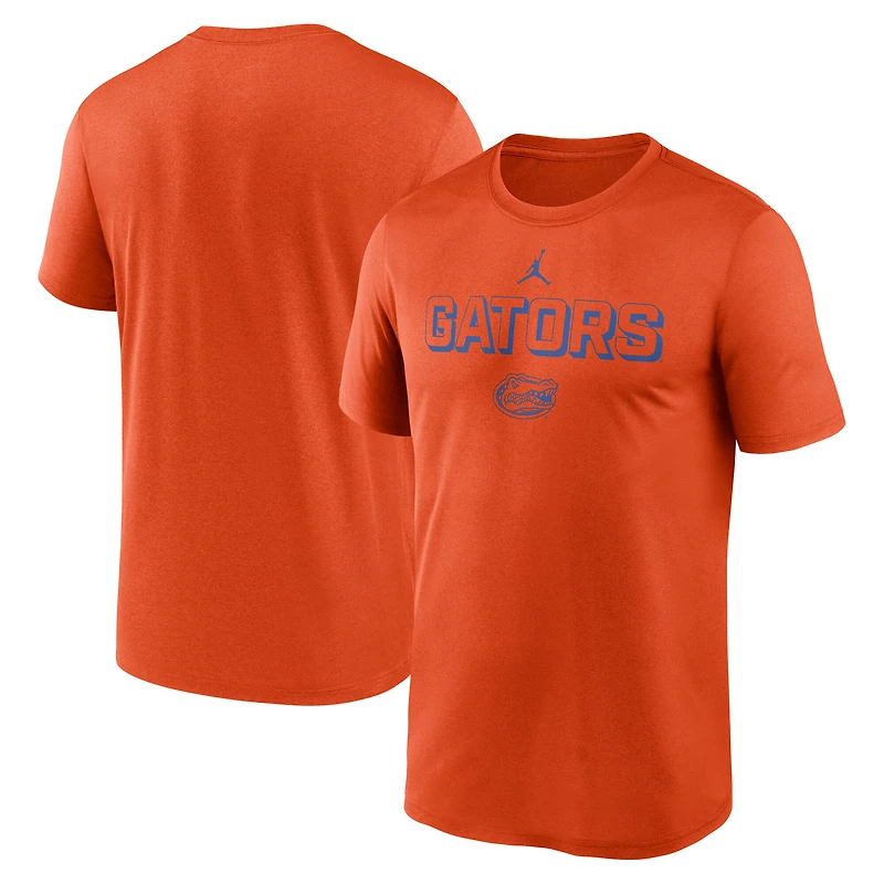 Men's Jordan Brand Orange Florida Gators 2025 Sideline Legend Dri-FIT T-Shirt