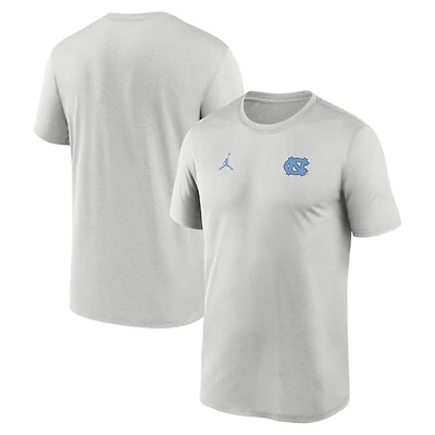 Men's Jordan Brand North Carolina Tar Heels 2025 Sideline Small Logo Legend Dri-FIT T-Shirt