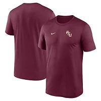 Men's Nike Garnet Florida State Seminoles 2025 Sideline Small Logo Legend Dri-FIT T-Shirt