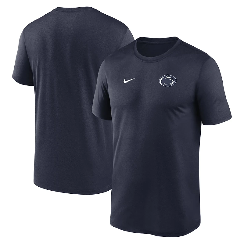 Men's Nike Navy Penn State Nittany Lions 2025 Sideline Small Logo Legend Dri-FIT T-Shirt